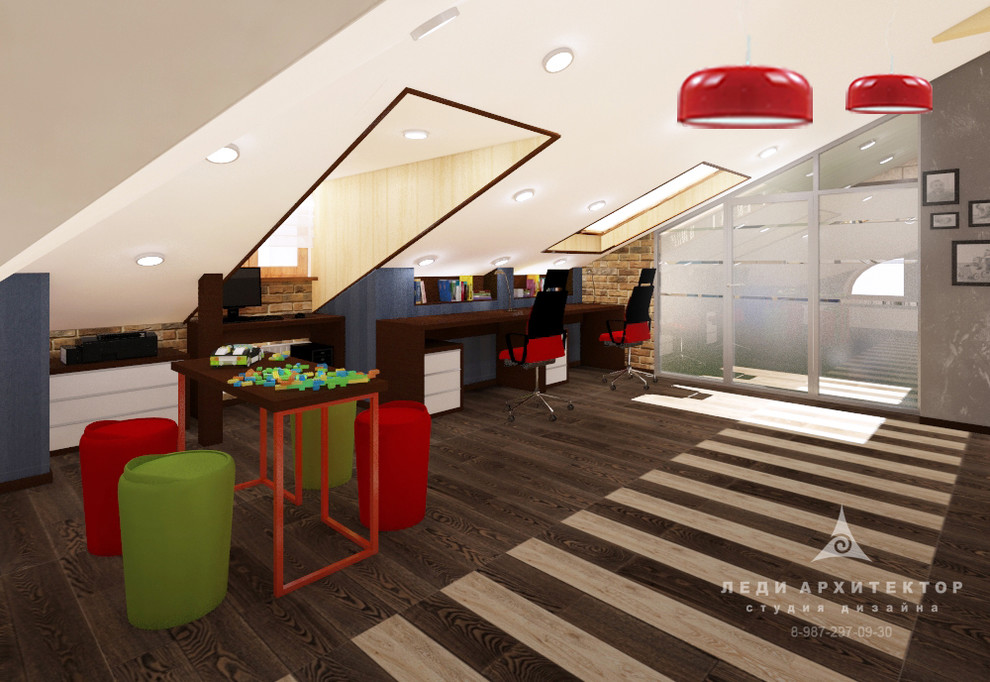 Дизайн-проект квартиры с мансардой