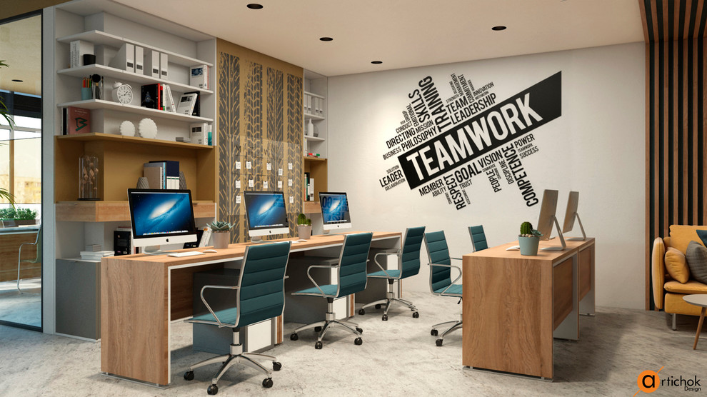 Дизайн рабочей зоны офиса