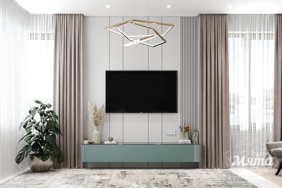 Дизайн интерьера четырёхкомнатной квартиры