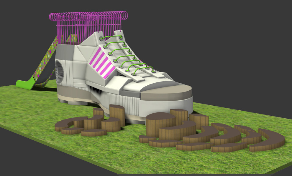 Детская игровая площадка «Кроссовок» (мод.30066)