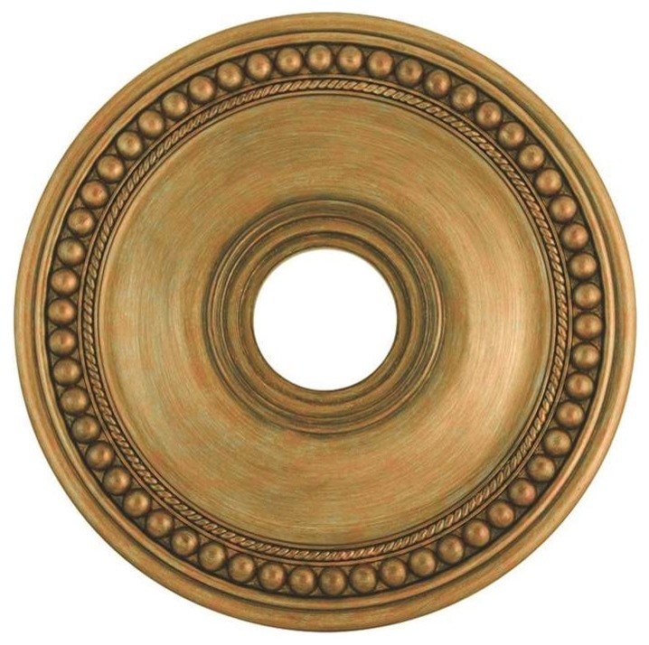 Antique Gold Ceiling Medallion Shelly Lighting