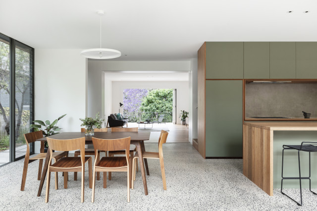 Cooks River House trendy-spisestue