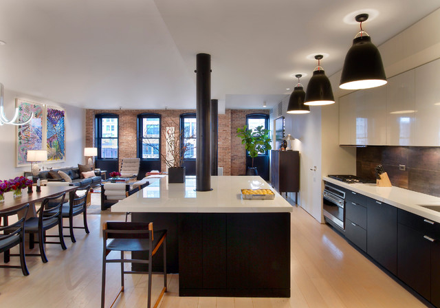 Tribeca Residence contemporary-kitchen