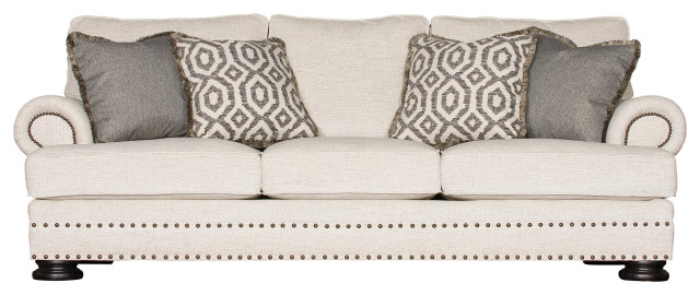 Bernhardt Foster Sofa Traditional, Bernhardt Foster Leather Sofa Replacement Cushions