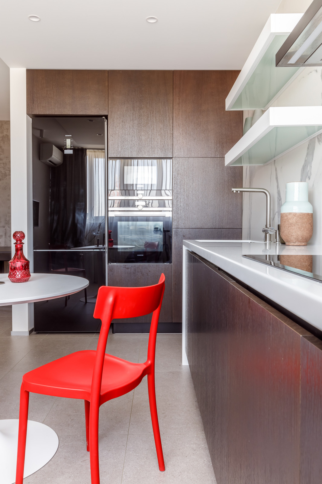 Квартира с цветными акцентами