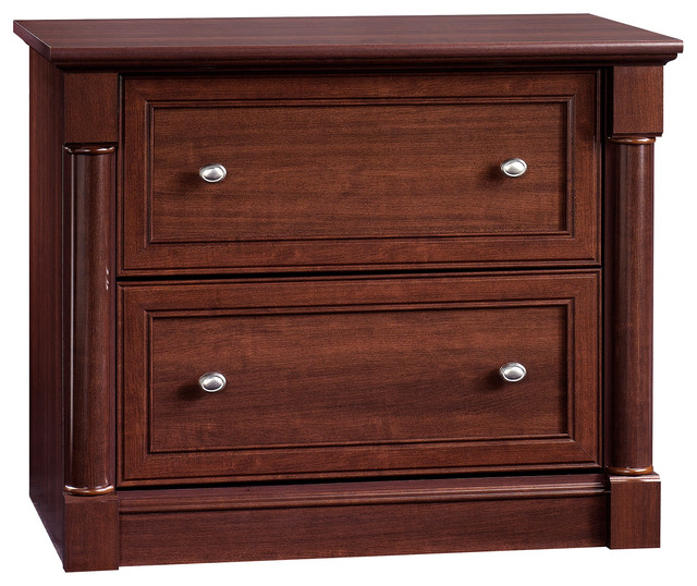 Sauder Palladia Lateral File Cabinet In Cherry Traditional
