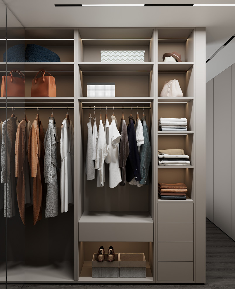 Дизайн-проект квартиры в современном стиле для молодой яркой пары