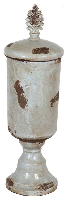 privilege international ceramic lidded urn white large transitional decorative jars and - Decorative Urns privilege international ceramic lidded urn white large transitional decorative jars and - Decorative Urns