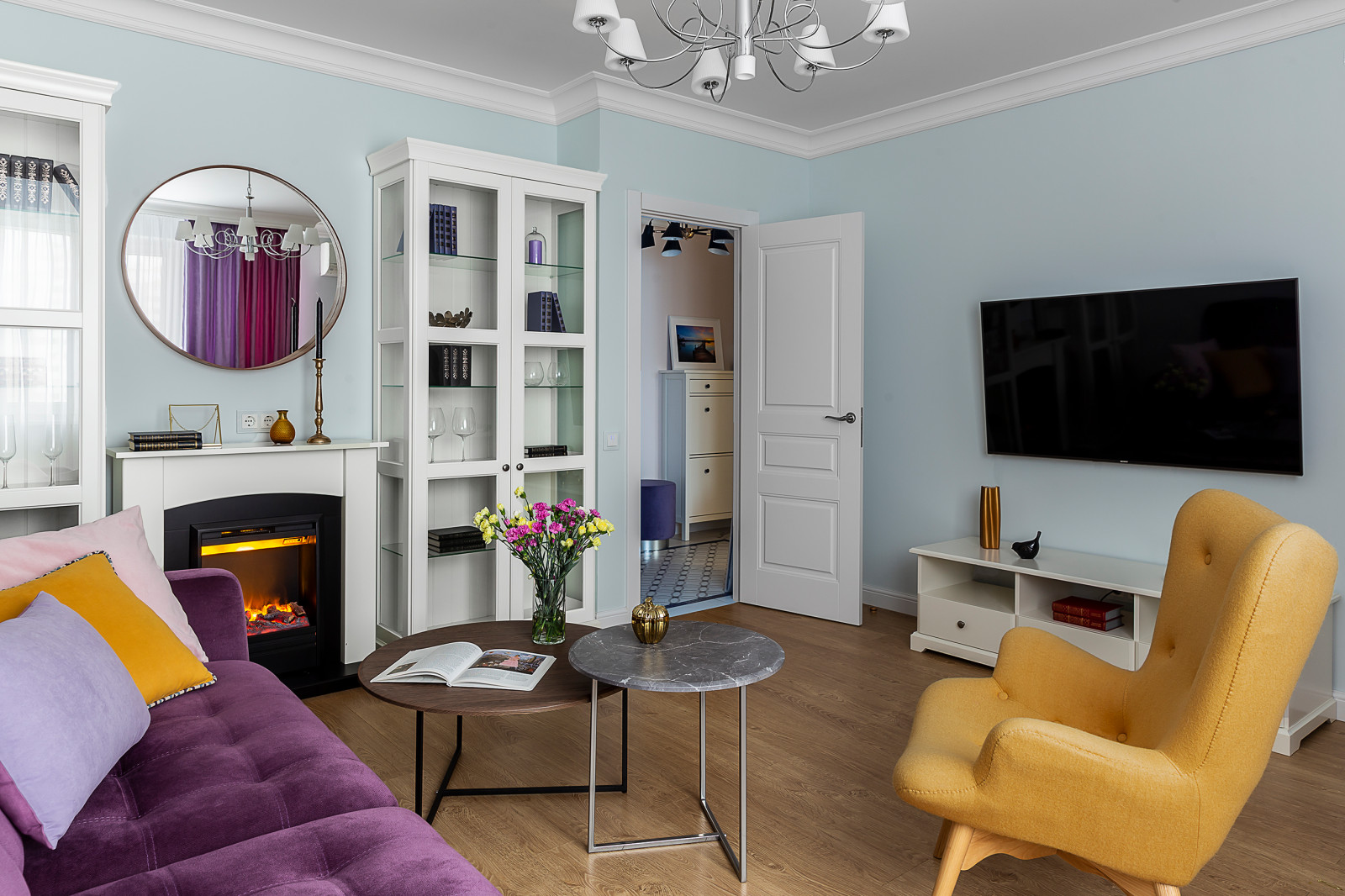 Реализованный проект квартиры 58 кв.м г. Москва