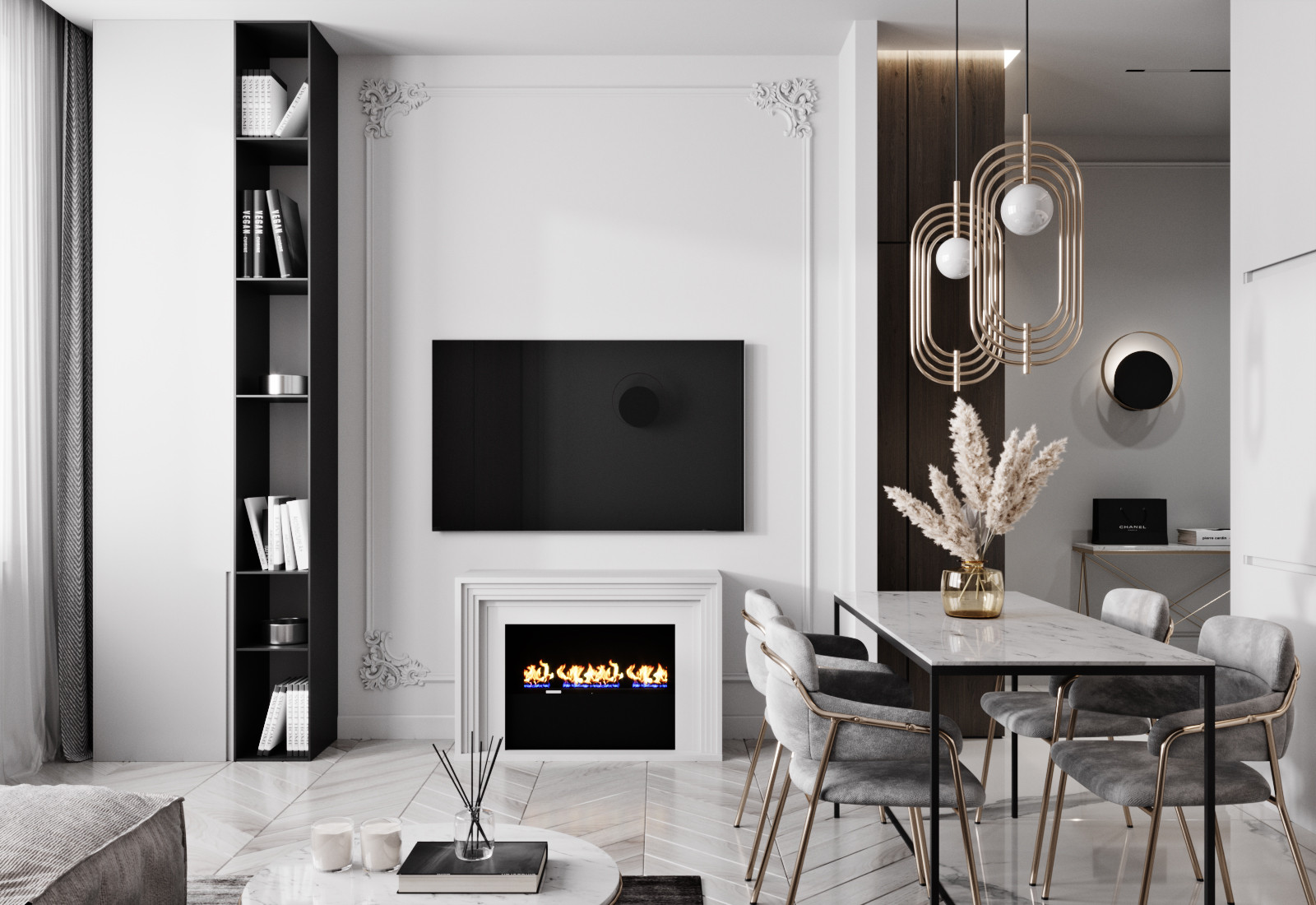 Квартира в стиле современная классика