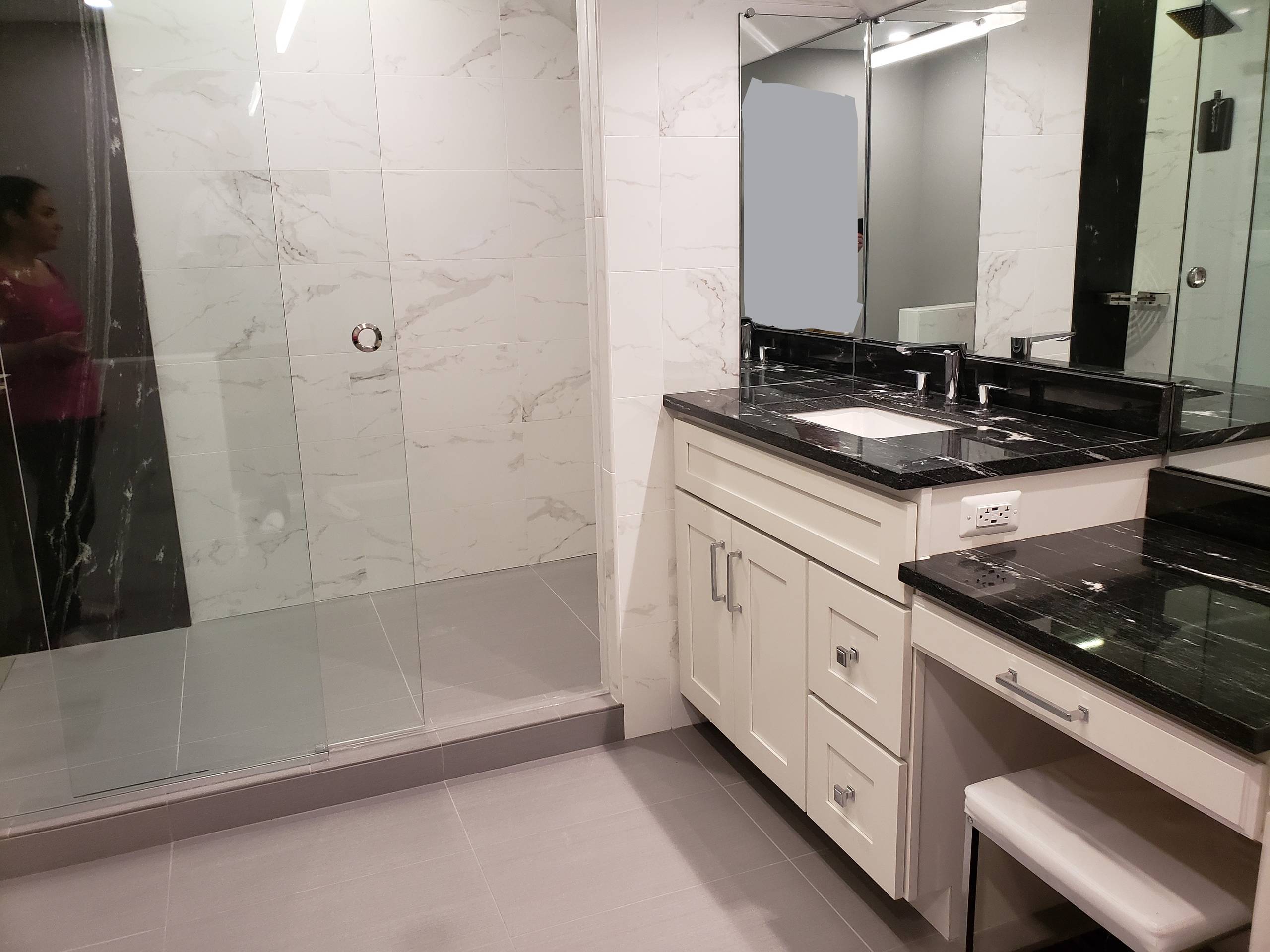 Potomac Hi-Tech Master Bathroom