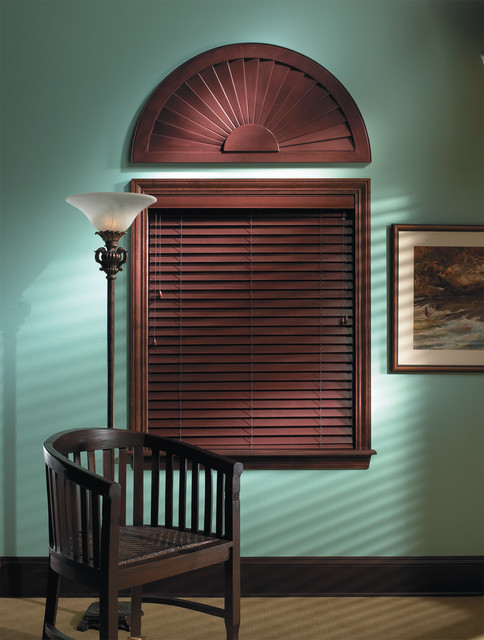 Graber 2" Traditions Wood Blinds in Dark Cherry