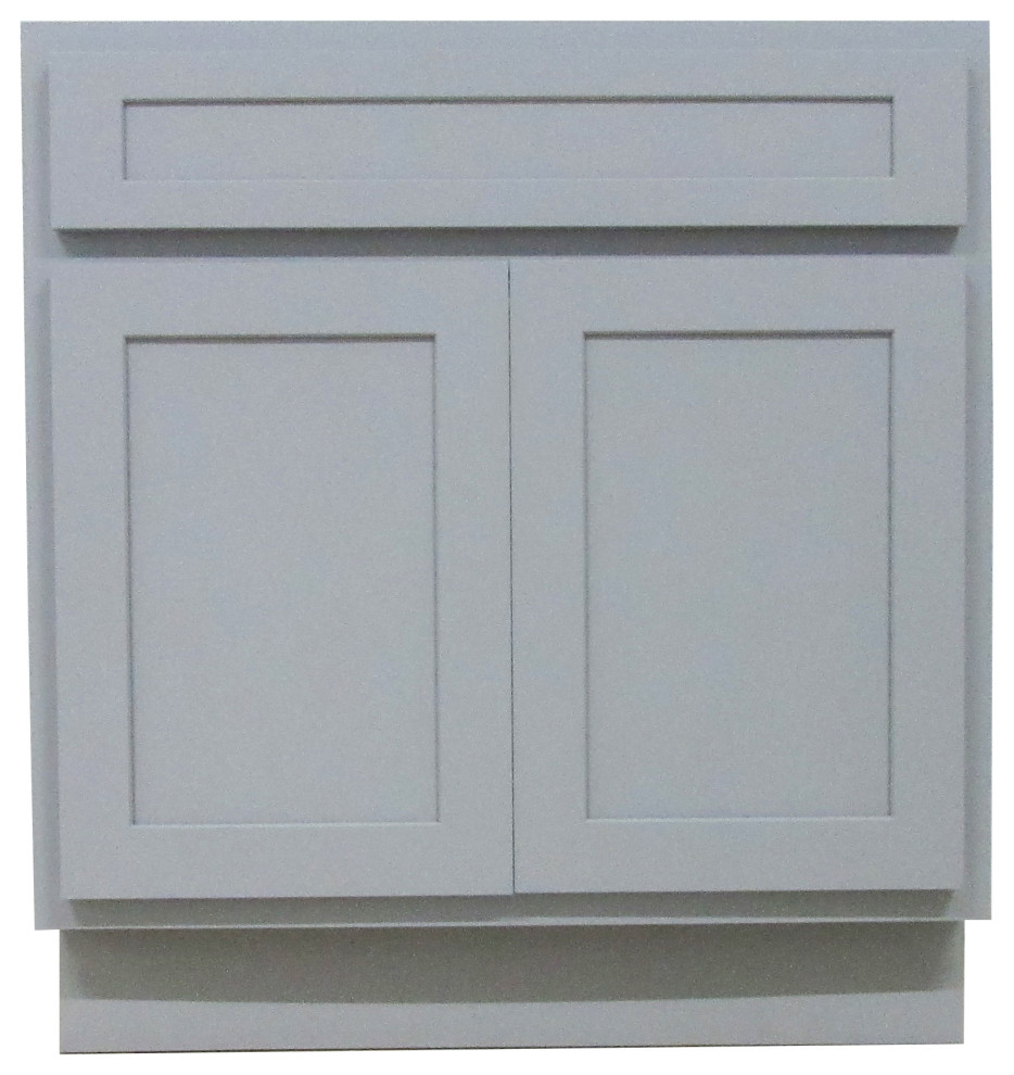 30 inch vanity grey, knockdown, Gray Transitional Bathroom