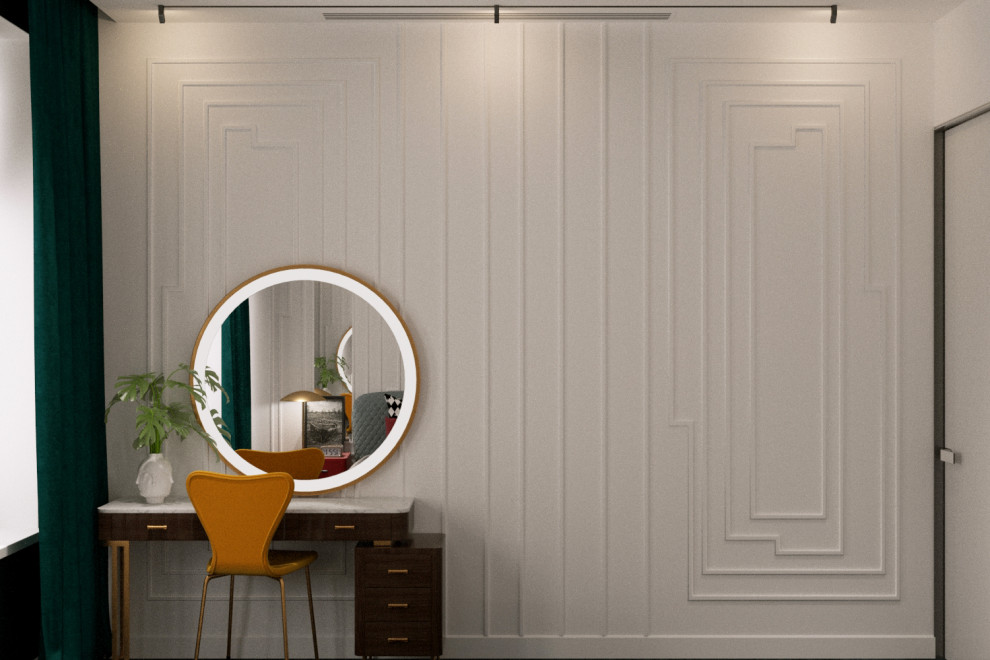 Спальня  ЖК Родной город проект "Солнечное конфетти"