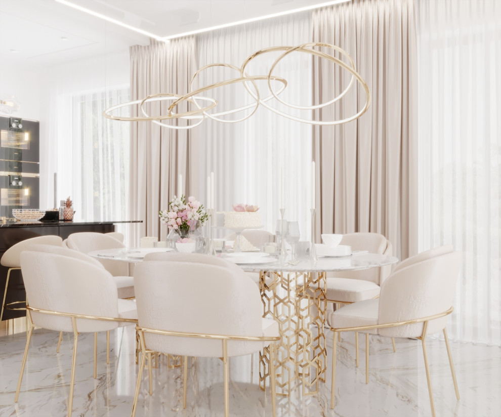 Неоклассика в ванильном цвете