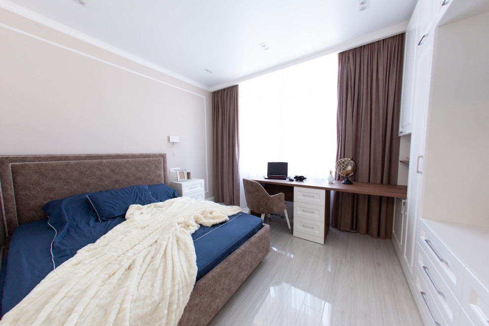 квартира в черно белых тонах