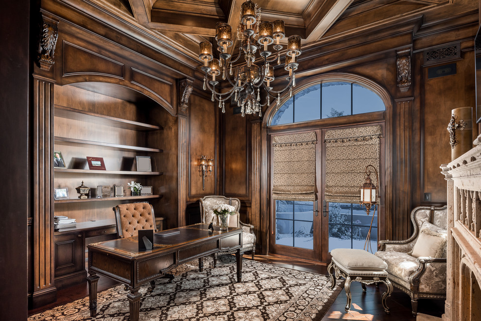 Formal Home Office - Traditional - Home Office - Phoenix - by ...