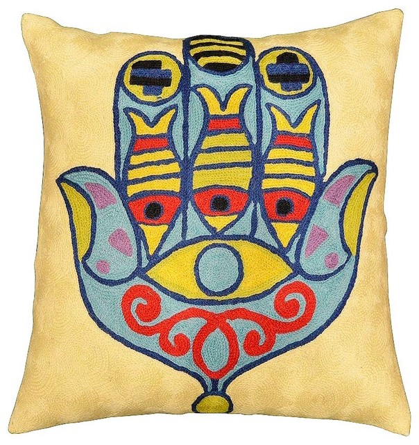 Evil Eye Collection Pillowcase Home Life Cotton Cushion Case 18 x 18 inches