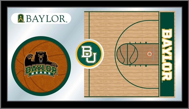 Baylor 15"x26" Basketball Mirror by Holland Bar Stool Company