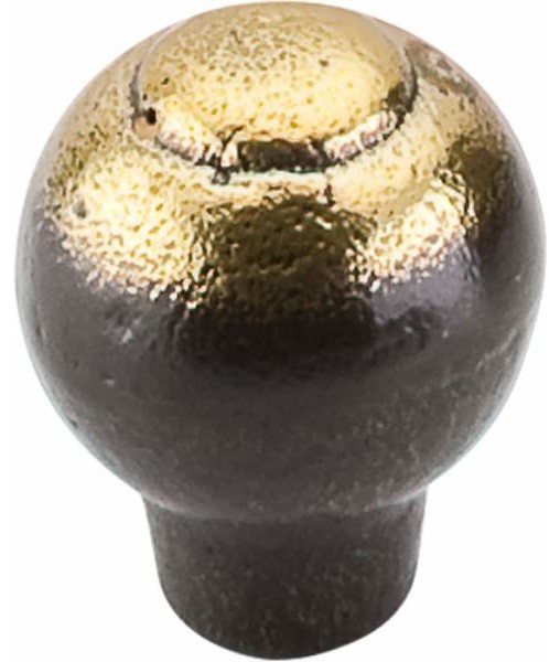 Top Knobs: Pommel Knob 1 Inch - Dark Antique Brass