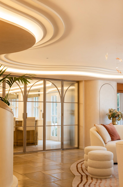 Burkes crescent contemporary-vardagsrum