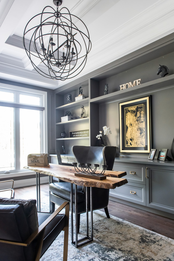 Inspiration for a transitional home design remodel in Toronto