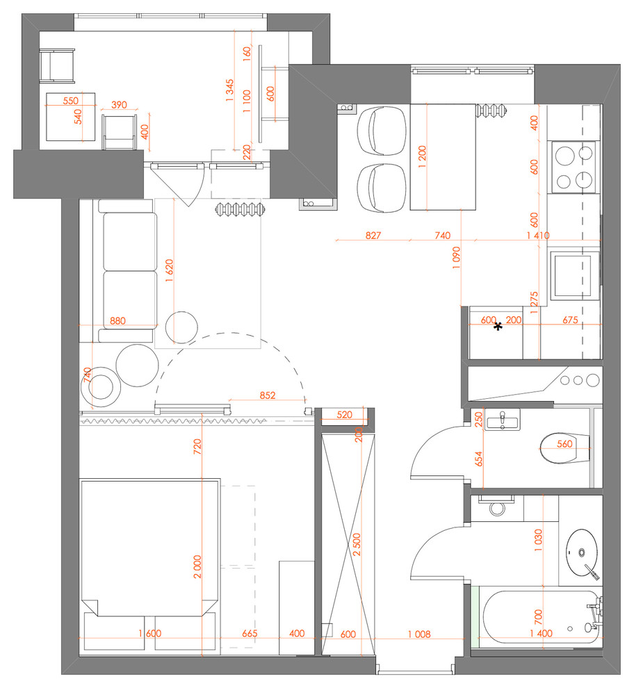 Однушка для двоих