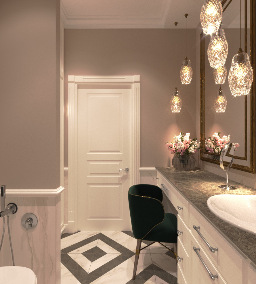 Дом 240 кв.м. _ Санузел_Современная классика