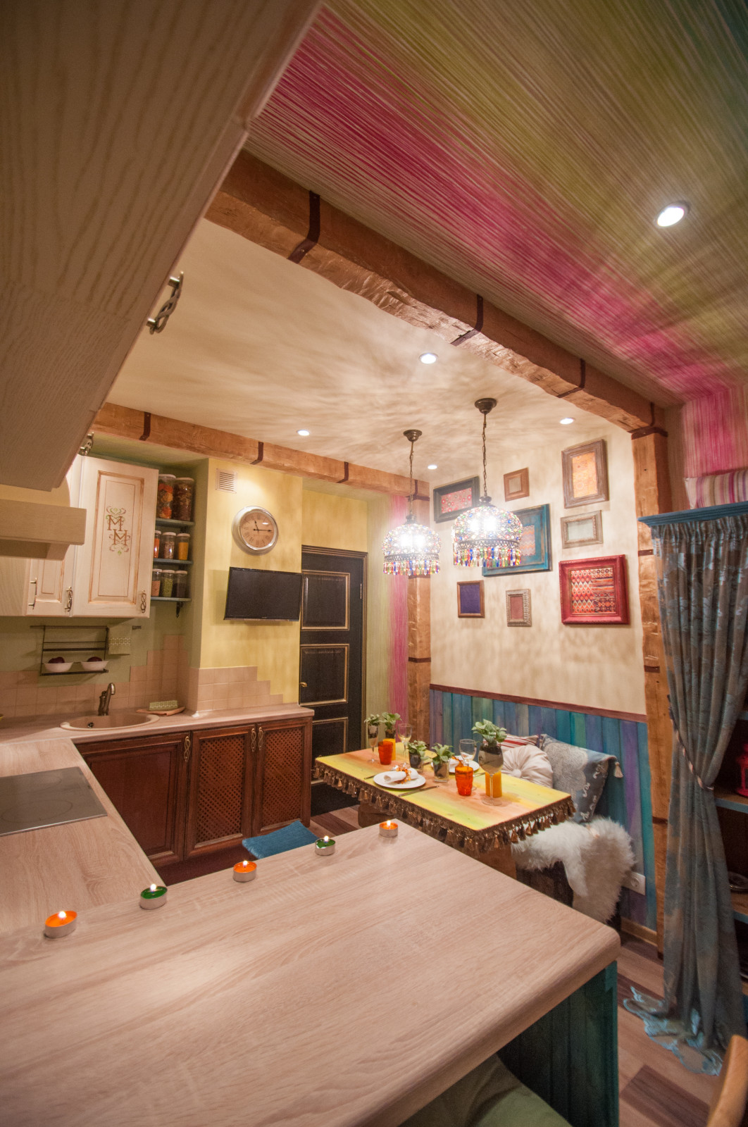 Кухня в стиле бохо-шик