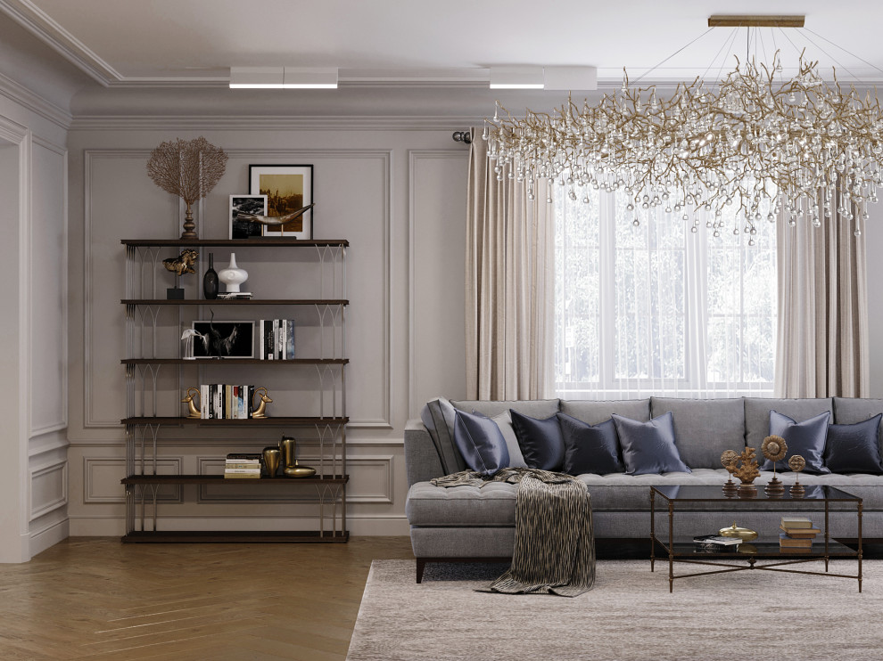 Гостиная в частном доме