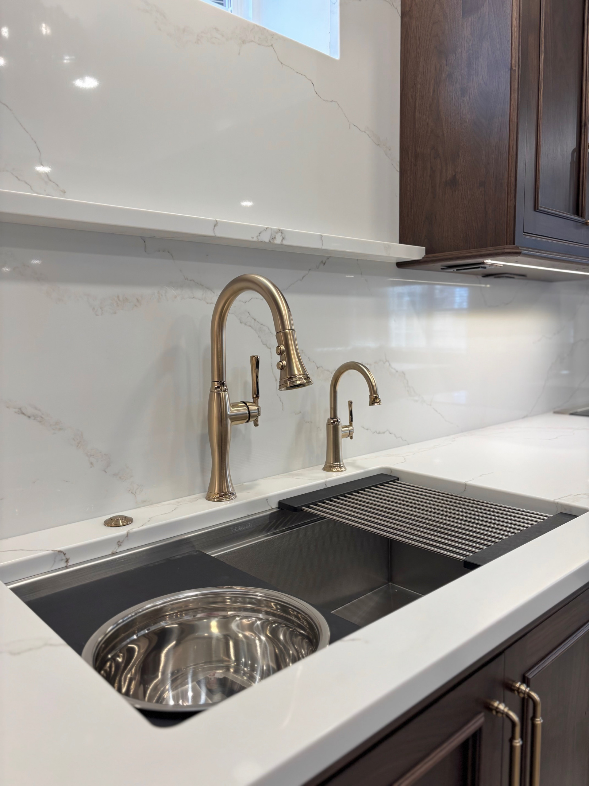 A Luxe and Timeless Lower-Level for Entertaining