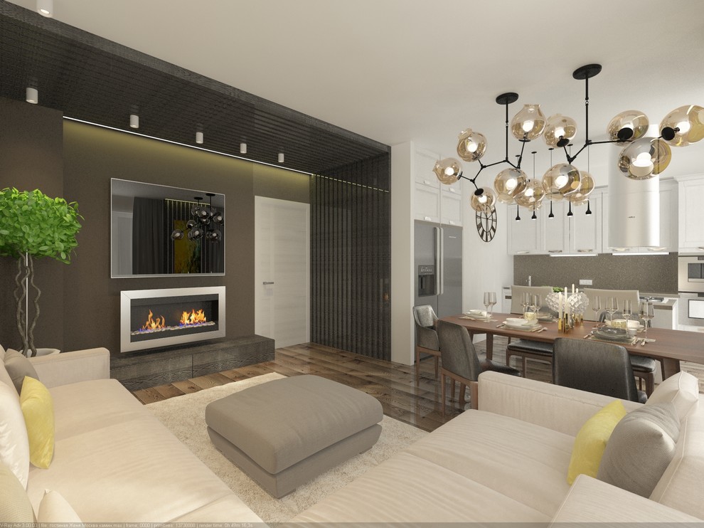 3-х комнатная квартира в современном стиле.