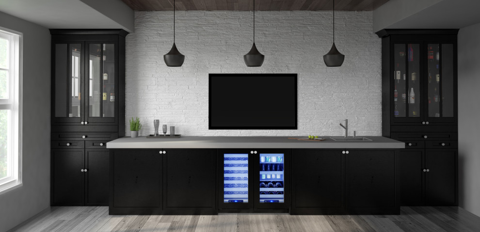 Home design - transitional home design idea in Milwaukee