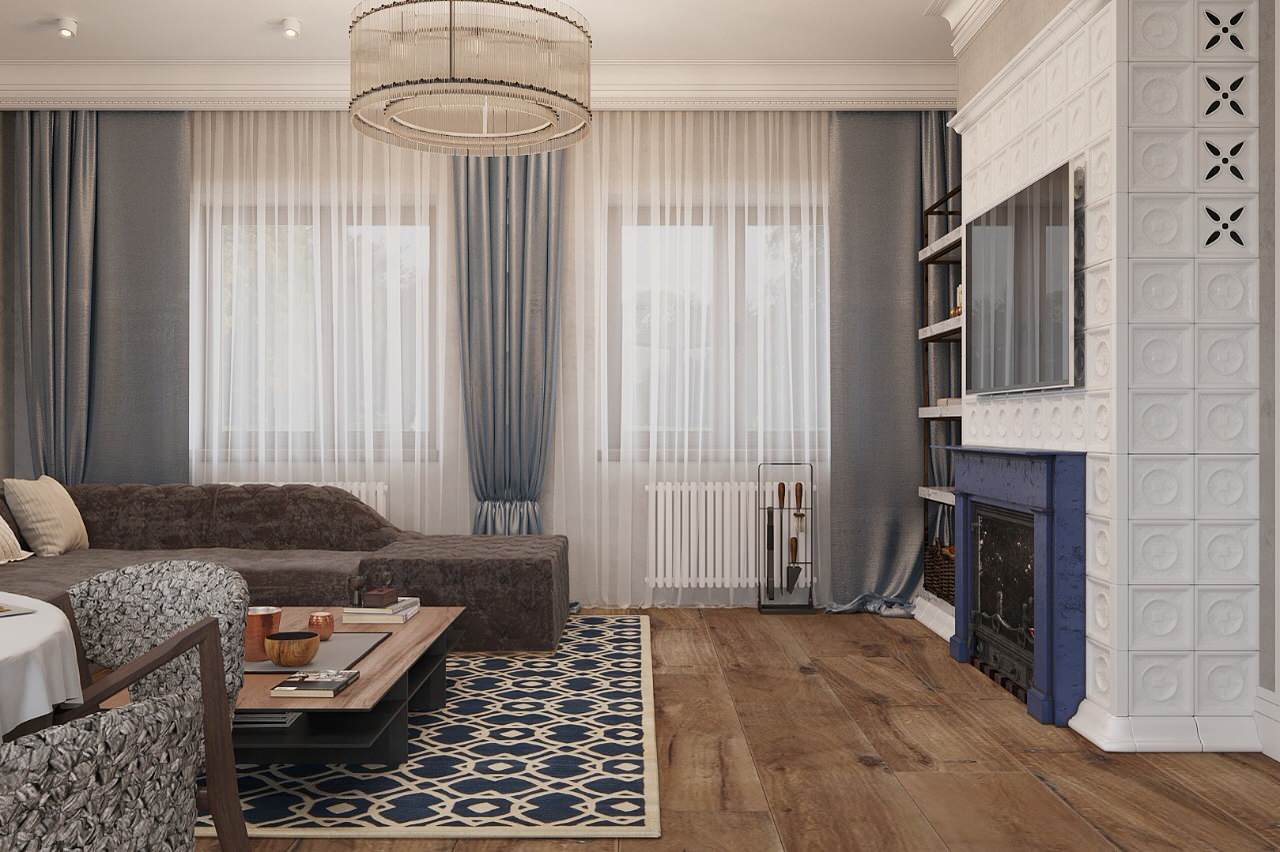 Камин с порталом