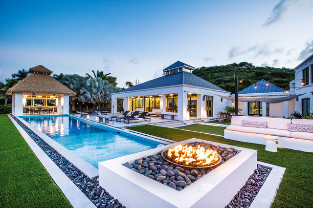 St Croix Waterfront Residence tropical-pool