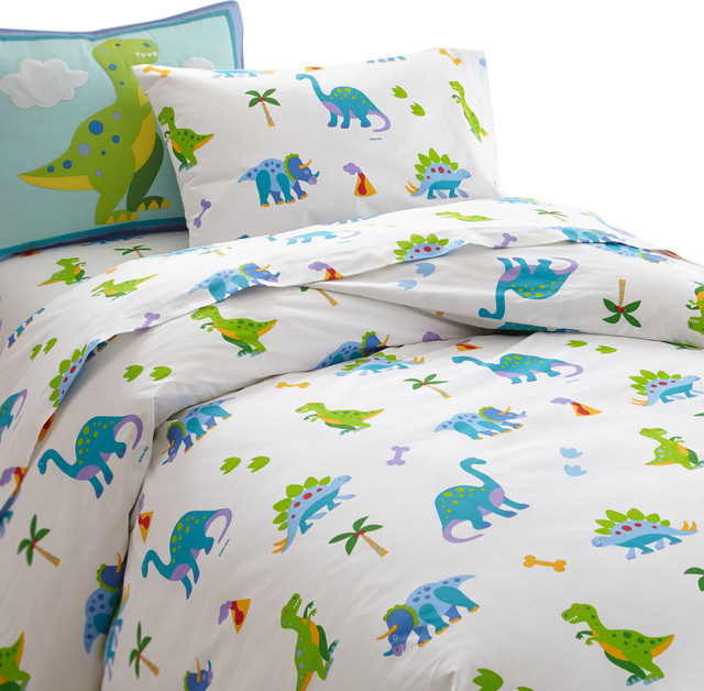 dinosaur twin bed in a bag