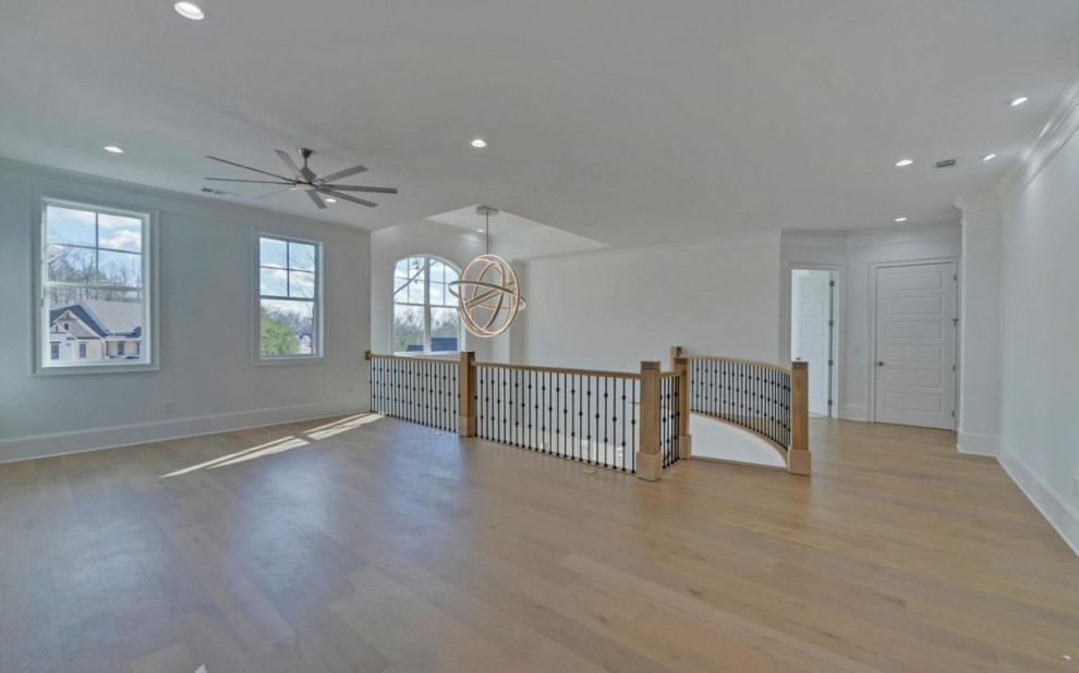 Transitional home design photo in Atlanta