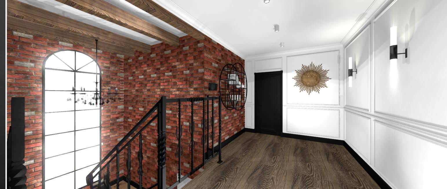 Дом в смешанном стиле