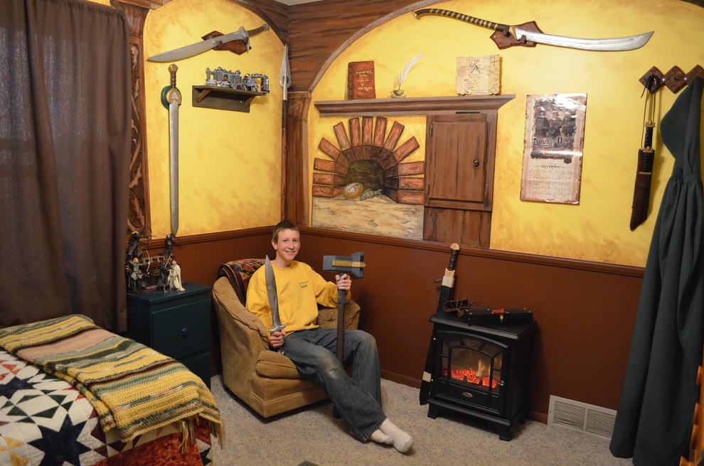 Johnny S Hobbit Hole Room Rustic Minneapolis By Walls