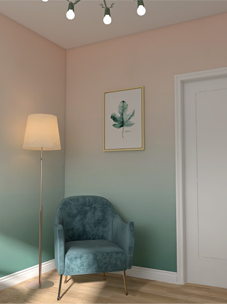 Двухкомнатная квартира в скандинавском стиле