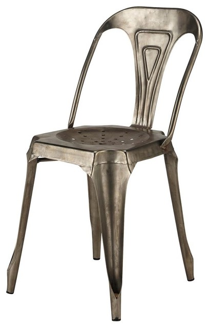 Sedia grigia stile industriale in metallo multipls industriale ... Sedie stile industriale
