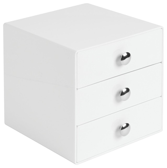 Idesign Drawers Original 3 Drawer Contemporary Bathroom