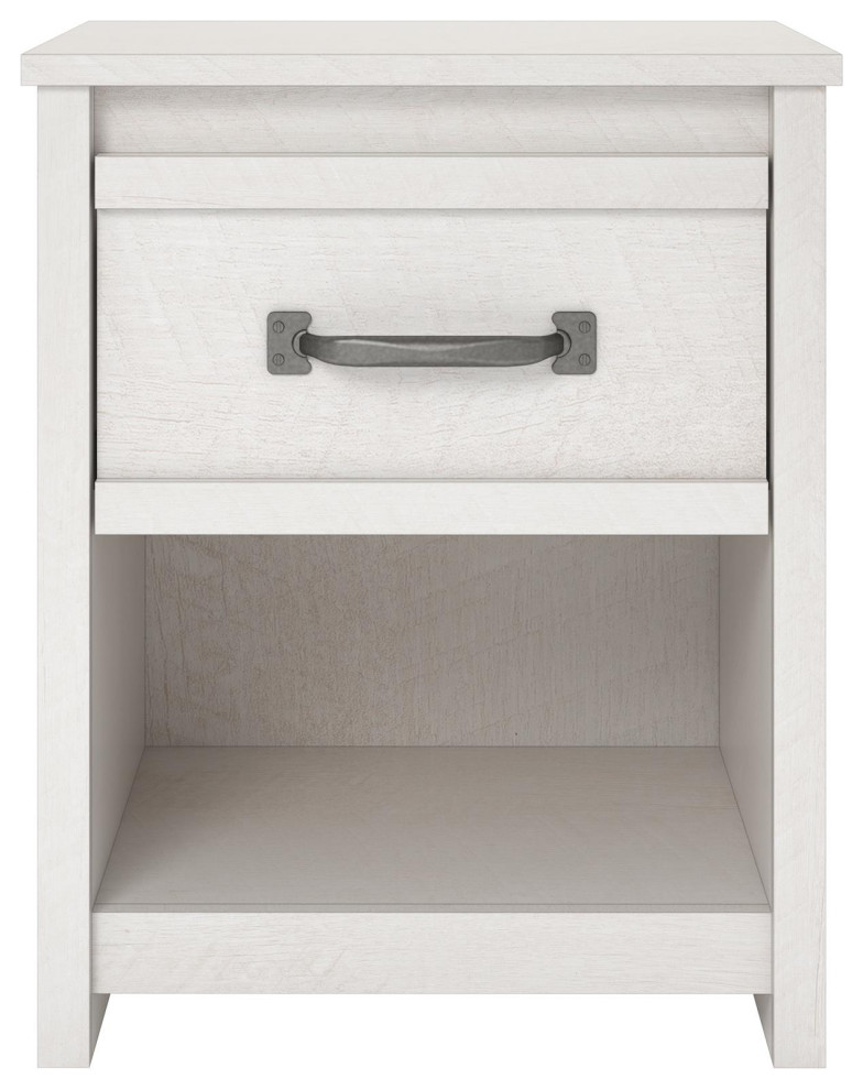 Gable Crest Nightstand Ivory Oak Transitional Nightstands And Bedside Tables By Dorel Home Furnishings Inc