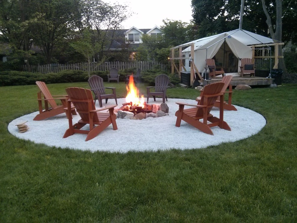 Council Ring Fire Pit Scandinavian Landscape Chicago