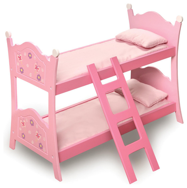 Doll Bunk Bed With Ladder By Badger Basket Modern Kids Toys And Doll Bunk Bed With Ladder By Badger Basket Modern Kids Toys And Holdnstorage