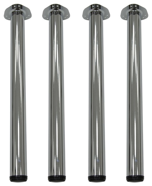 Kee Post Table Legs, Set of 4, Chrome