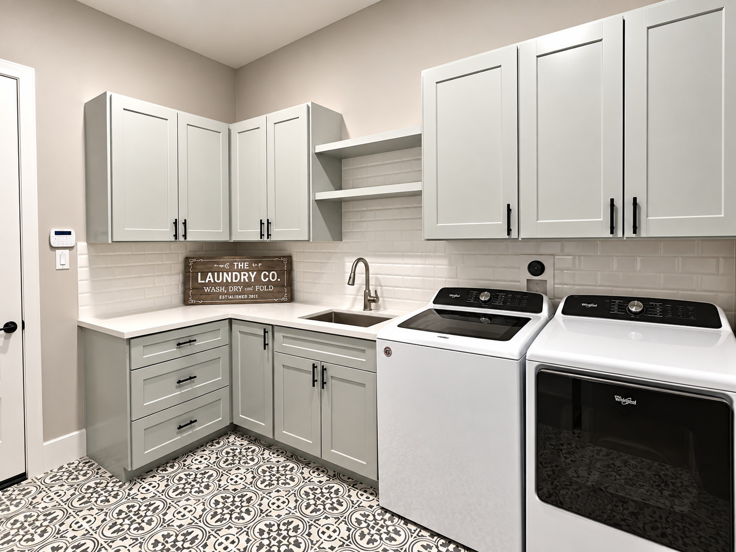 Custom Laundry Room and Mudroom