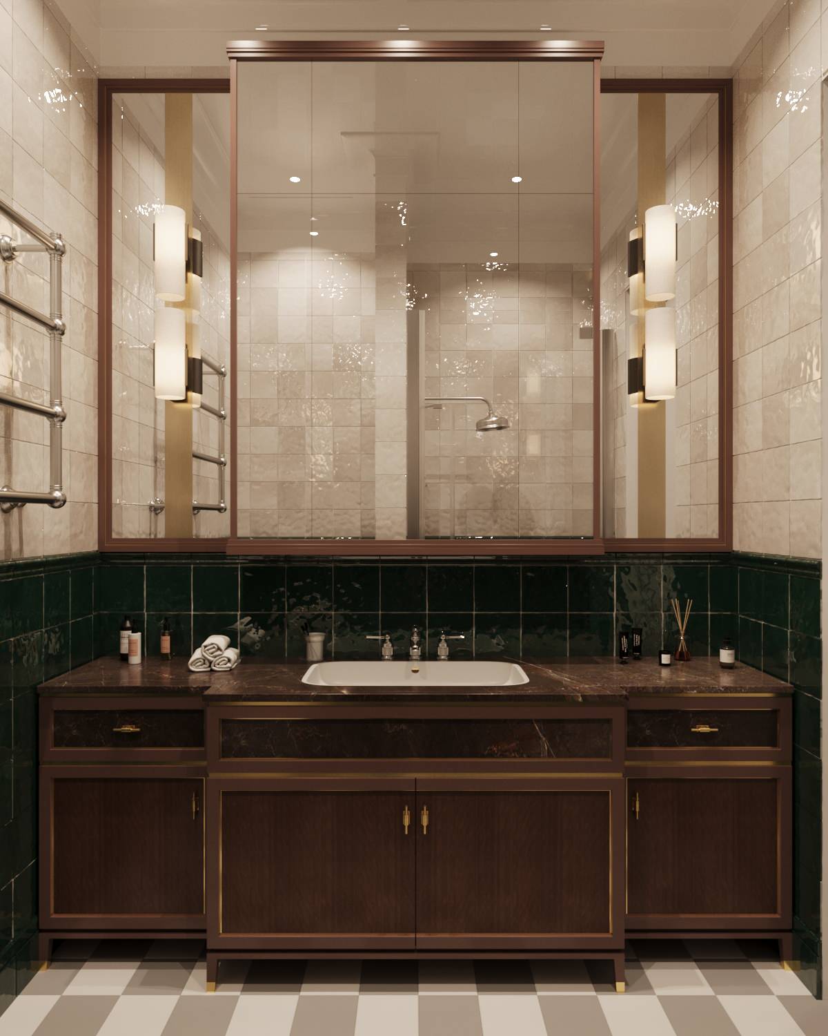 Дизайн интерьера квартиры в ЖК «Mon Cher», 190 м2