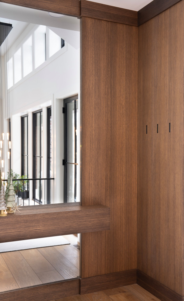 Entryway - transitional entryway idea in Minneapolis