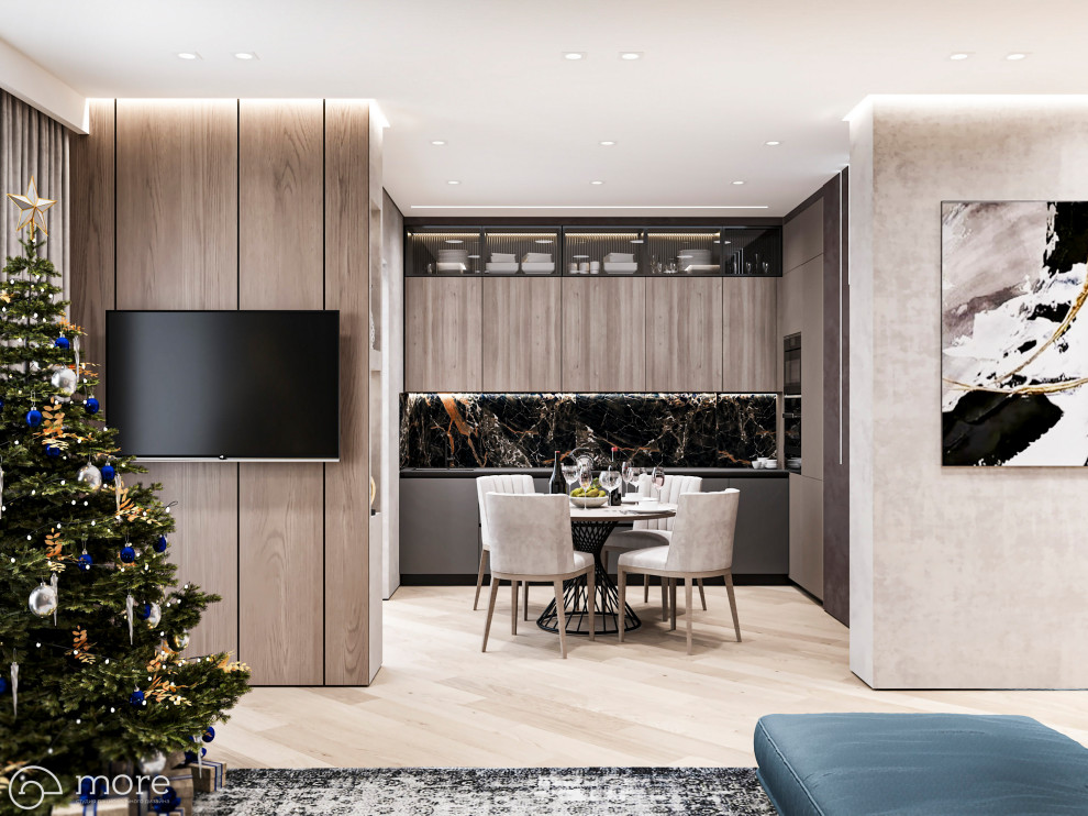 Дизайн квартиры 80 кв.м ул.Комсомольская г. Хабаровск, 2021г.